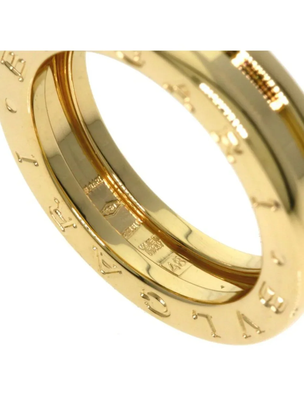 Bvlgari B.Zero1 Band 48 Ring 18k Yellow Gold